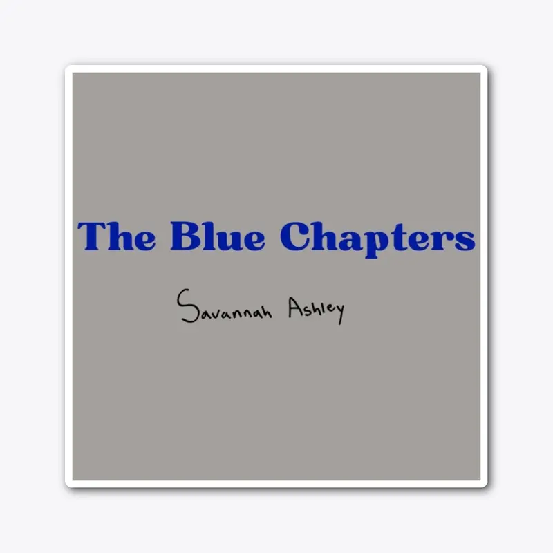 The Blue Chapters Sticker